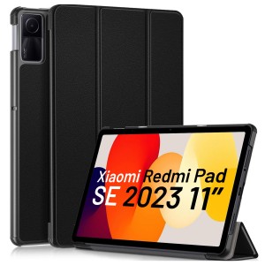 Maciņš Xiaomi Redmi Pad SE 2023 11" ar atloku, melns, Alogy 5905601815464