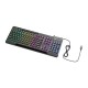 Игровая клавиатура RGB, черная, Onikuma G32 RGB Gaming Keyboard (Black), 6972470562446