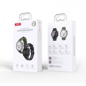 Viedpulkstenis XO smartwatch Watch 4 1,43'' AMOLED, IP68, bezvadu uzlāde, zaļš, GSM184525, 6920680858828