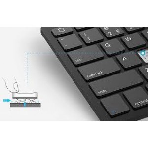 Bezvadu bluetooth klaviatūra ar peli Omoton KB066, melna, 6975969180015