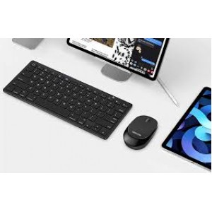 Bezvadu bluetooth klaviatūra ar peli Omoton KB066, melna, 6975969180015