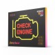 Neona LED izkārtne Neon PLEXI LED CHECK ENGINE, dzeltens, sarkans, NNE21 Neolia, RTV100477, 5900495546197