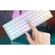 Проводная игровая клавиатура MageGee, RGB, белая MageGee TS91 6971969720374