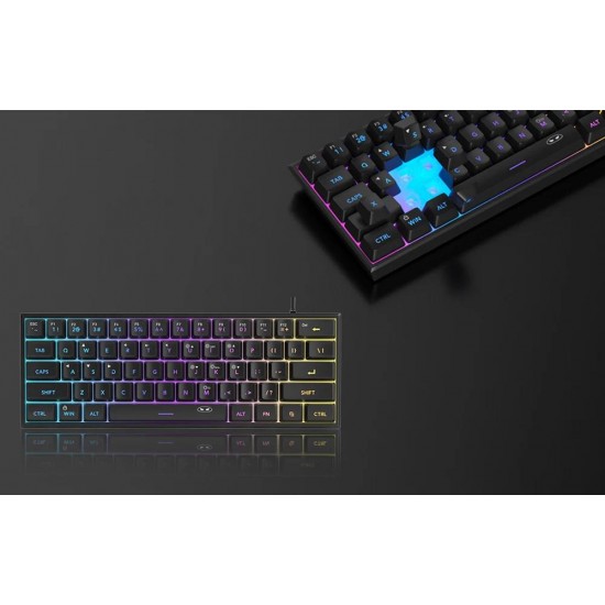 Проводная игровая клавиатура MageGee, RGB, черная MageGee TS91 6971969720299