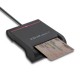 Qoltec ID karšu lasītājs, USB 2.0 Plug&Play, 1m, Smart ID chip card reader SCR-0642, 5901878506425