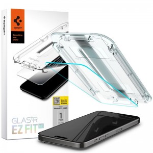 Spigen tempered glass GLAS.TR "EZ FIT" aizsargstikls priekš iPhone 15 Pro 6,1", BRA013381, 8809896752206