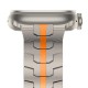 Tech-Protect nerūsējoša tērauda siksniņa priekš Apple Watch 4 / 5 / 6 / 7 / 8 / 9 / SE / Ultra 1 / 2 (42/44/45/49 mm), Titanium Orange, 5906203697311