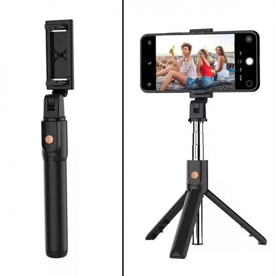 Selfie stick pašbilžu statīvs ar pulti