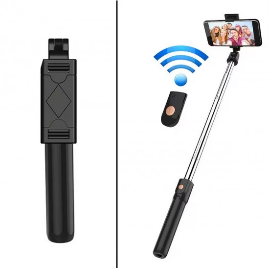 Selfie stick pašbilžu statīvs ar pulti