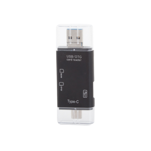 Universāls atmiņas karšu lasītājs SD, microSD, USB 3.0, USB-C, OTG, 06244