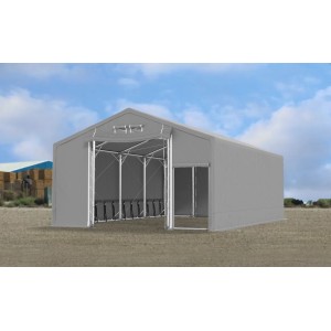 Vissezonas noliktavas telts, angārs, 5x8x2.5 m. Tents PVC 600 g/m 2, SFR.