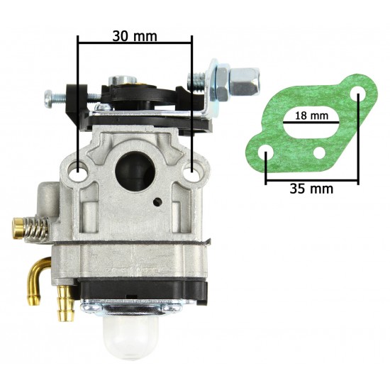 Karburators trimmerim 10mm, M831152, M90651