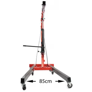 Кран гидравлический 2т с блоком 750 кг для подъема двигателя, М80405-1