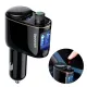 Baseus FM transmitter for car 2x USB, Bluetooth - Black
