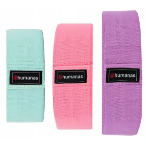 Комплект резины сопротивления Humanas RB3 resistance bands - 3 pcs