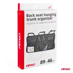 Auto aizmugurējā sēdekļa piekarināms organizators, 89x46cm, Amio 02838