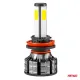 Auto LED spuldze H8/H9/H11, 2шт, 12В, 38Вт, 3800лм, 6500К, COB 4Side Series Headlights, AMiO 02845
