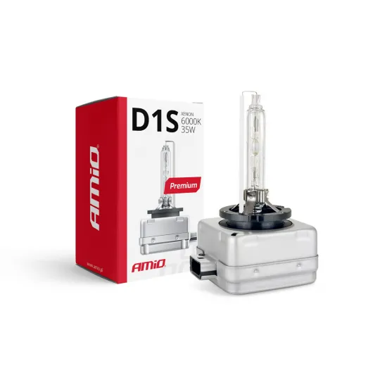 Ksenona spuldze D1S Xenon HID, 6000K, 35W, Amio Premium 01409