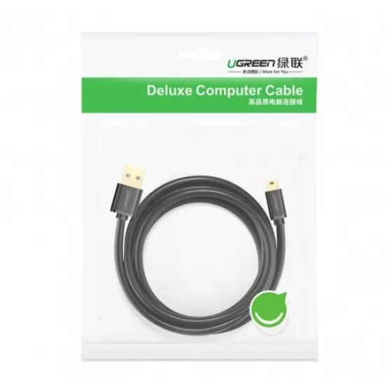 Кабель Ugreen USB на Mini USB 5-контактный, 1,5 м, UGREEN US132, 10385, черный