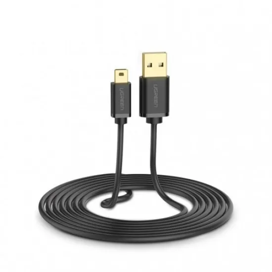 Кабель Ugreen USB на Mini USB 5-контактный, 1,5 м, UGREEN US132, 10385, черный
