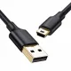 Кабель Ugreen USB на Mini USB 5-контактный, 1,5 м, UGREEN US132, 10385, черный
