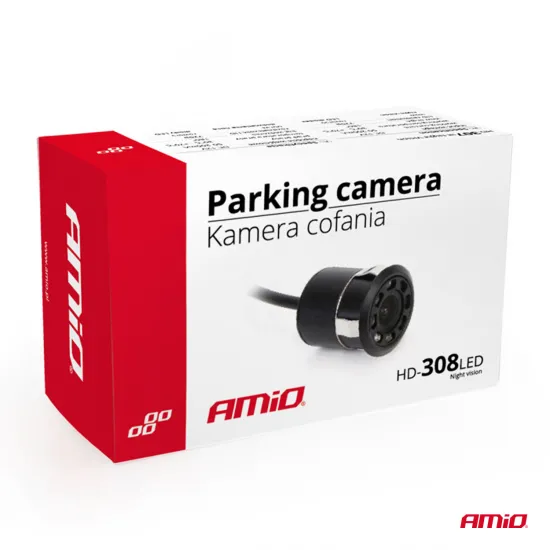 Atpakaļskata kamera, 720p, Led, Amio HD-308-LED, 01595