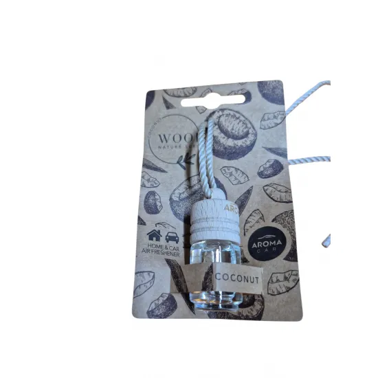 Auto gaisa atsvaidzinātājs, 4,5ml, Mtm Industries AROMA NATURE WOOD Coconut, A83613