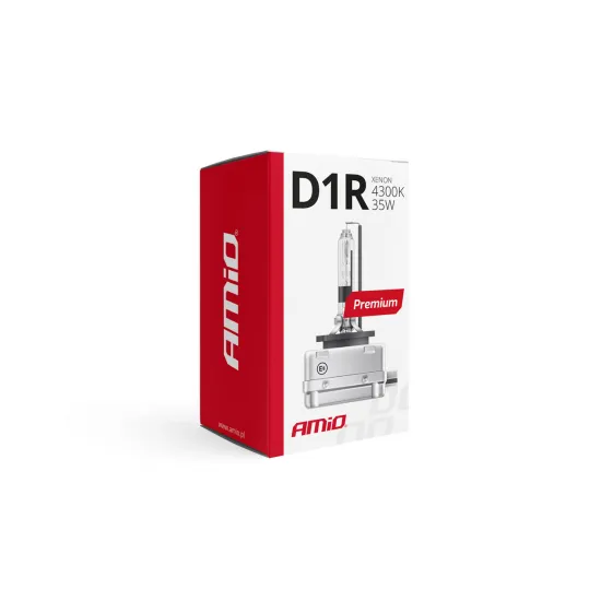 Ксеноновая лампа HiD D1R Xenon HiD, 4300K, 35Вт, 12В, Amio Premium 01966