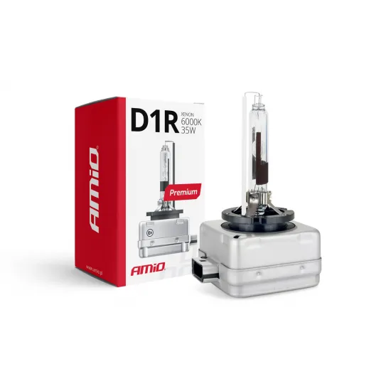 Ксеноновая лампа D1R Xenon HID, 6000K, 35Вт, 12В, Amio Premium 01967