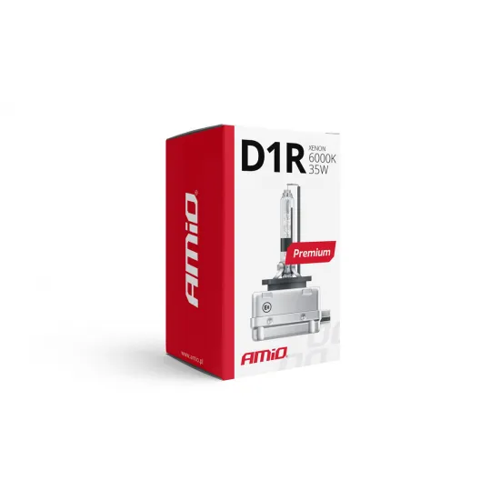 Ксеноновая лампа D1R Xenon HID, 6000K, 35Вт, 12В, Amio Premium 01967