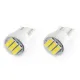 Светодиодная лампа, 12В, 3xSMD 7020, 5600K, T10 W5W, 2 шт., Amio 01096