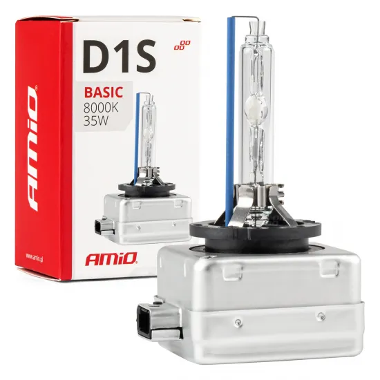 Ксеноновая лампа D1S Xenon HID, 35 Вт, 8000 К, 12 В, AMiO BASIC 02944