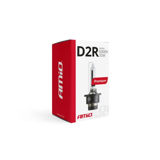 Ксеноновая лампа D2R Xenon HID, 6000К, 35Вт, 12В (85В), AMiO PREMIUM 01971