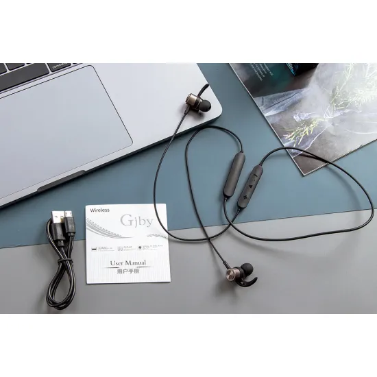 Bluetooth austiņas, Bluetooth 5.0, GJBY CA-115, baltas, 5900217407355