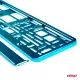 Рамка номерного знака, Amio 71457/01170T, бирюзовый металлик