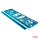 Рамка номерного знака, Amio 71457/01170T, бирюзовый металлик