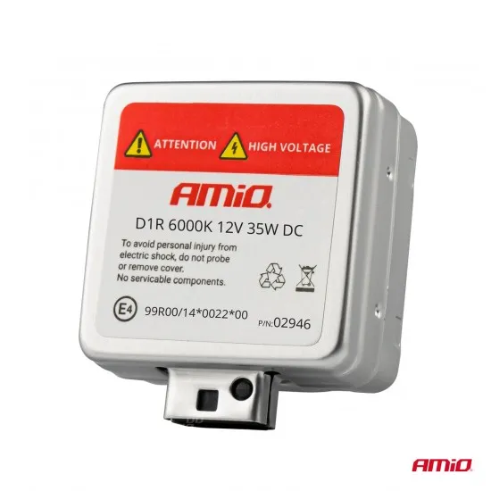 Ксеноновая лампа D1R Xenon HID, 6000K, 35Вт, 12В, Amio Basic 02946