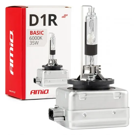 Ксеноновая лампа D1R Xenon HID, 6000K, 35Вт, 12В, Amio Basic 02946