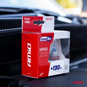 Лампа галогенная HB4, 2 шт., 12В, 51Вт, LumiTec LIMITED +130% DUO, Amio 02104