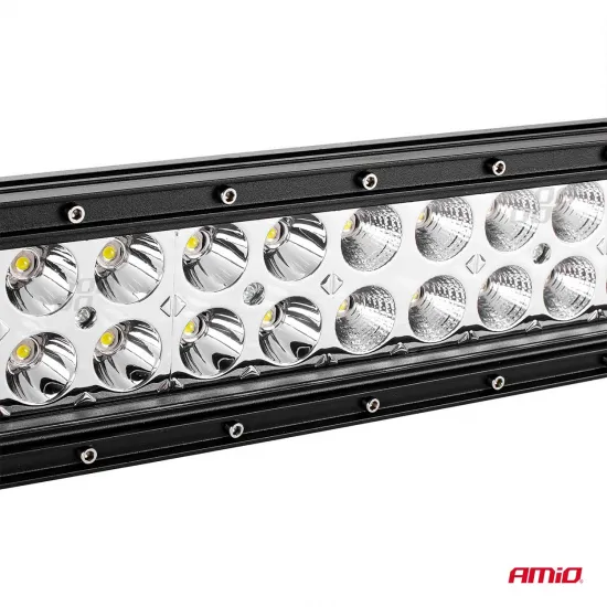 LED darba lukturis 60 cm, 9-36V, 120W, 6000-6500K, 12000lm, IP67, Amio AWL24, 02438