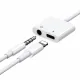 Audio adapteris 3,5 mm, Joyroom S-Y104, balts, 6956116718978