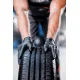 Нитриловые перчатки Mercator GoGrip размер XXL, 100 шт, без пудры, черные, Mercator Medical Nitrile MER20313, 8859185203131