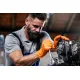 Нитриловые перчатки GoGrip оранжевые размер XL, 50 шт, без пудры, Mercator Medical Nitrile MER20337, 8859185203377
