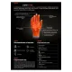Нитриловые перчатки GoGrip оранжевые размер XL, 50 шт, без пудры, Mercator Medical Nitrile MER20337, 8859185203377