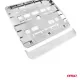 Рамка номерного знака мотоцикла, 15 x 19 см, Amio Utal 01167, ХРОМ