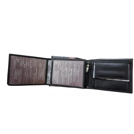 Ādas vīriešu maks Always Wild N992-MHU-NIT Black