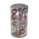 Ziemassvētku virtene bumbiņas 18 gab., LED, 4m, E18B