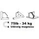 Магнит сварочный уголок 75LB 34кг, шестигранник, угол 45, 90, 135, M79417