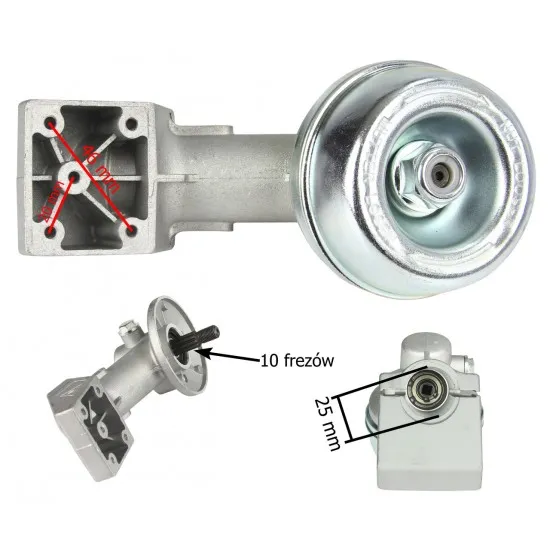 Переходник для триммера Stihl, 4/ 25,4мм, FS120, 200, 250, M83581
