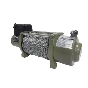 Akumulatora vinča ar tērauda trosi 24V, 7620 kg / 16800LBS, 28m, M80820